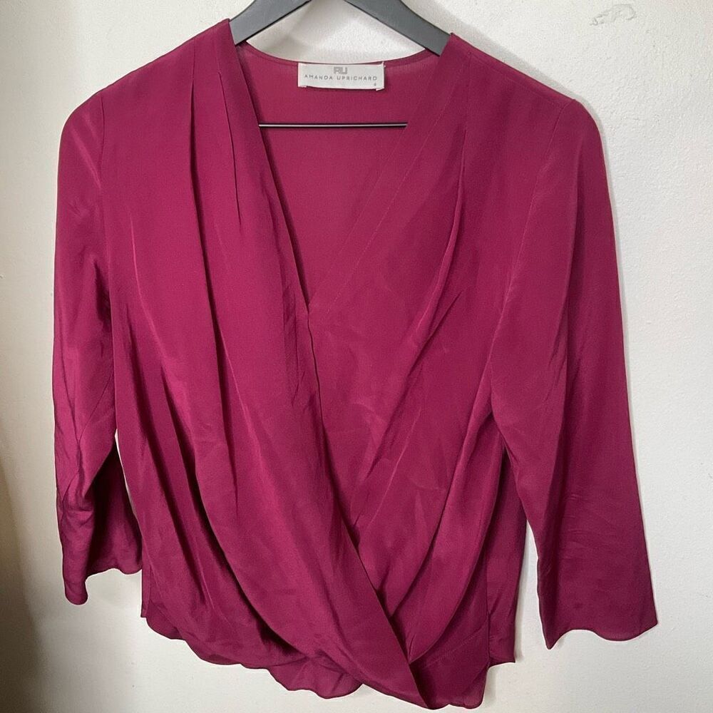 Amanda Uprichard Silk Blouse